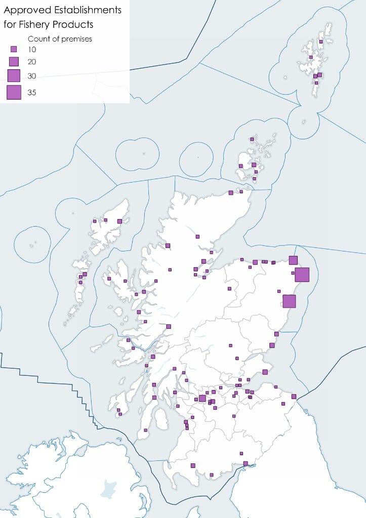 Sultan Rashid Abdullah Rashid Al Shene — Al Shene Marine Holding — Scotland approved fishery establishments map — North Sea network